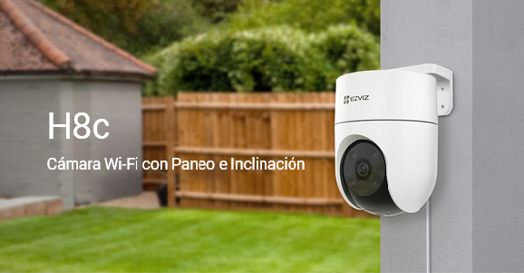 imagen de camara de seguridad HD 2k doble lente 